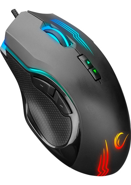 SMX-G38 Claw USB 8 Makro Tuşlu 7200DPI Rgb Ledli Oyuncu Mouse