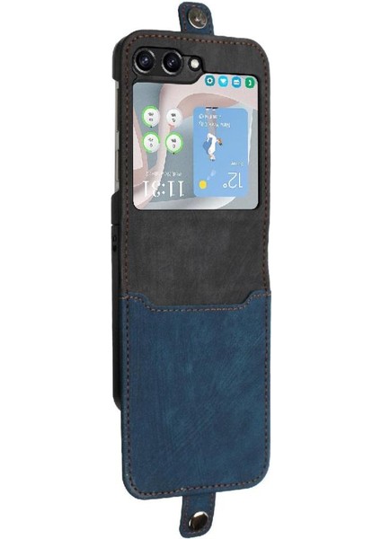 Galaxy Z Flip 6 Için Kickstand Koruyucu Cüzdan Kart Pu ile (Yurt Dışından)