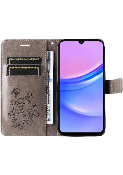 Kart Yuvası Standı ile Galaxy A16 Için Kılıf Kickstand Manyetik Çevirin (Yurt Dışından)