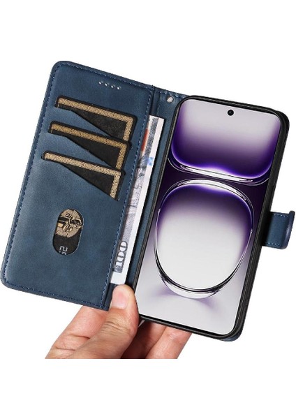 Oppo Filp 12 5g Için Filp Durumda Preslenmiş Pu Deri Cüzdan Telefon Kılıfı ile (Yurt Dışından) fiyatları