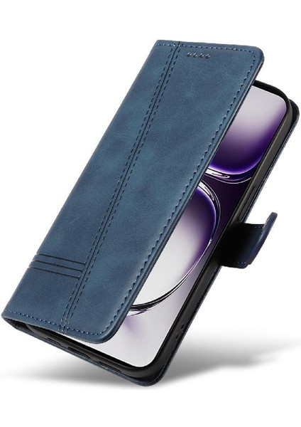 Oppo Filp 12 5g Için Filp Durumda Preslenmiş Pu Deri Cüzdan Telefon Kılıfı ile (Yurt Dışından) indirimleri