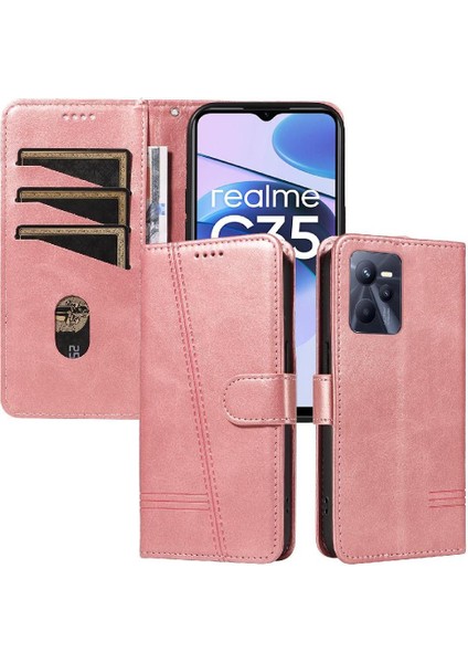 Realme Narzo 50A Başbakan Cüzdan Telefon Kılıfı Için Filp Durumda Ayrılabilir Siyah Pu (Yurt Dışından) indirimleri
