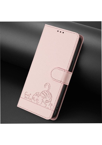 MY Boutique1 Huawei Nova 9 Kart Yuvası Tutucu Için Kickstand Kedi Rfıd Cüzdan Flip (Yurt Dışından)