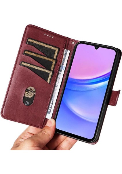 Galaxy A16 5g Için Kredi Kartı Yuvası ile Ayrılabilir Siyah (Yurt Dışından)