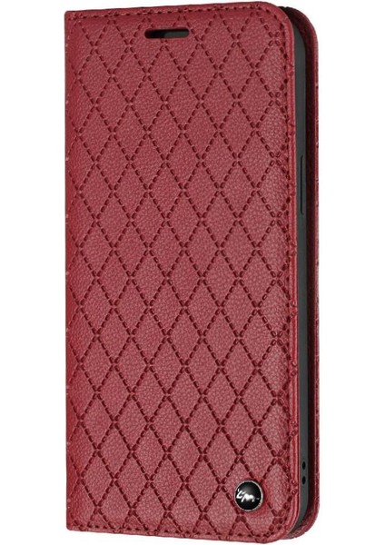 Realme Gt 6 5g Manyetik Kabuk Cüzdan Flip Kartvizit Yuvaları Için Kılıf (Yurt Dışından)