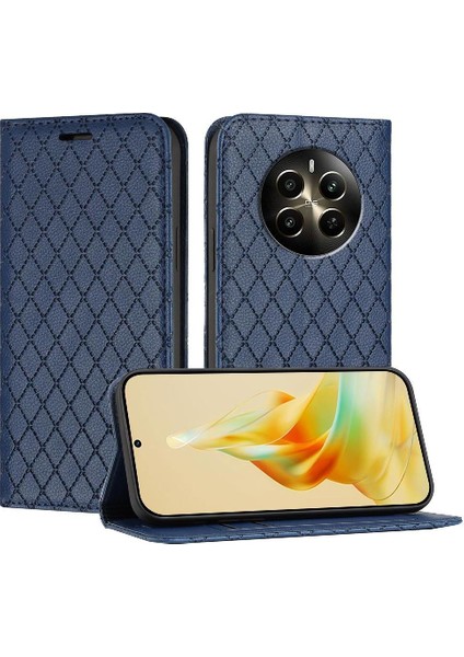 Realme 12 Artı Cüzdan Kartvizit Yuvaları Için Kılıf Tutucu Manyetik Çevirin (Yurt Dışından)