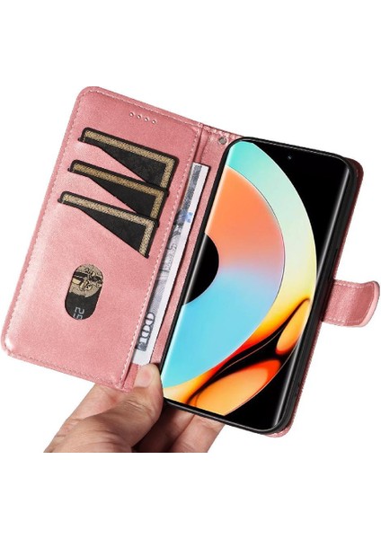 Realme 10 Pro Artı 5g Cüzdan Telefon Kılıfı Için Filp Durumda Preslenmiş Pu Deri (Yurt Dışından) fırsatları
