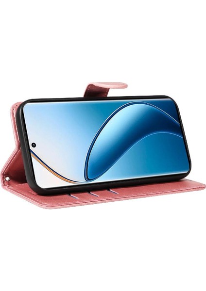 Realme 12 Pro Artı Preslenmiş Pu Deri Cüzdan Telefon Kılıfı Için Filp Durumda (Yurt Dışından)