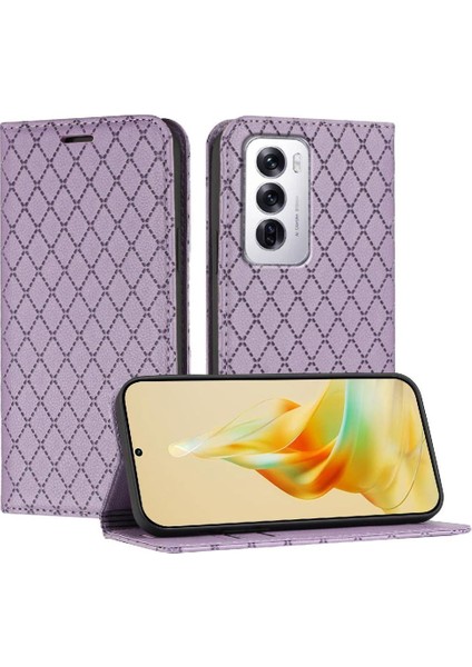 Oppo Oppo 12 5g Için Kılıf Cüzdan Kart Yuvaları Tutucu Iş Manyetik Kabuk (Yurt Dışından)