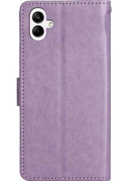 Galaxy A06 Kickstand Kart Tutucu Pu Deri Bilek Için Flip Case (Yurt Dışından) fırsatları