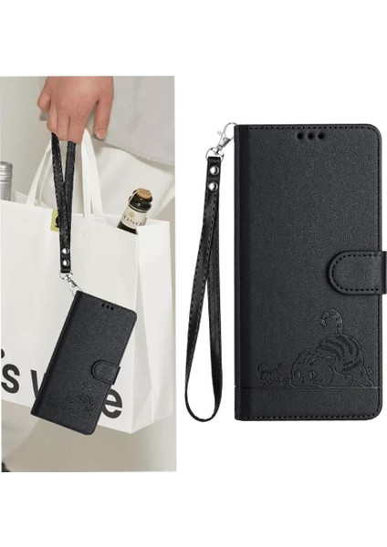 Huawei P40 Için Kılıf Cüzdan Kapak Çevirin Kedi Rfıd Kart Yuvası Tutucu Kickstand (Yurt Dışından) fırsatları