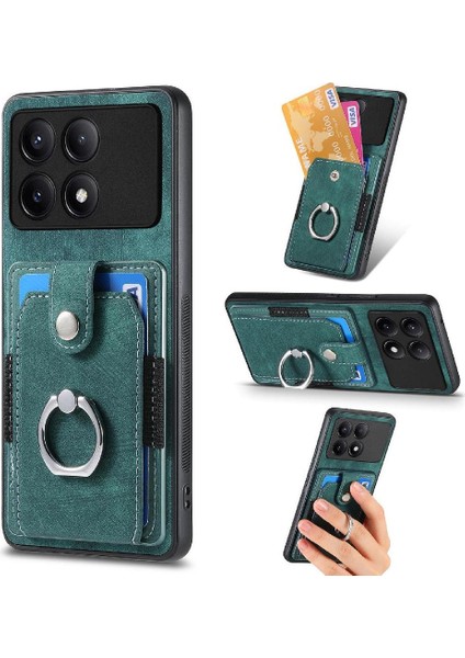 Xiaomi Poco F6 Pro Halka Tutucu Manyetik Araç Montaj Standı Crad Yuvası (Yurt Dışından)