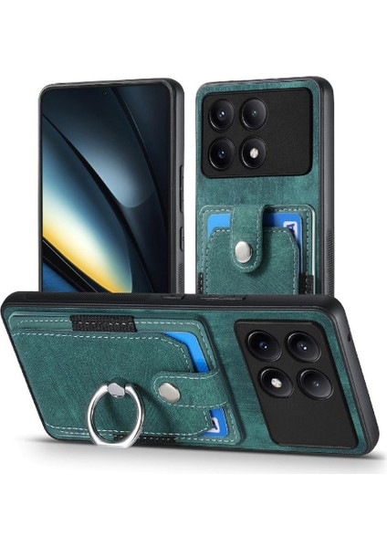 Xiaomi Poco F6 Pro Halka Tutucu Manyetik Araç Montaj Standı Crad Yuvası (Yurt Dışından)