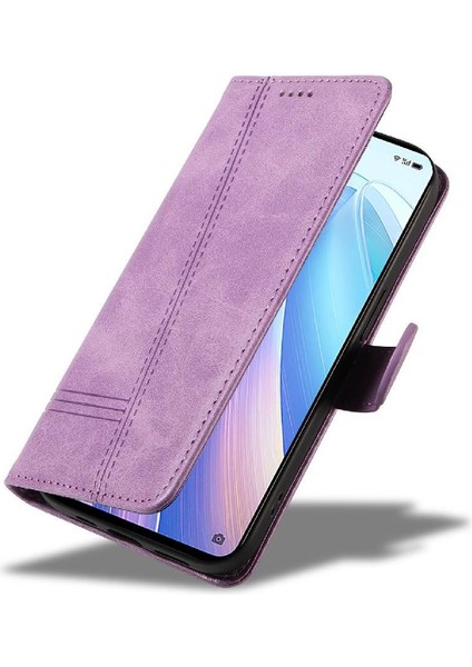Oppo Bulmak Için Filp Durumda X5 Lite Preslenmiş Pu Deri Ayrılabilir Siyah Cüzdan (Yurt Dışından)