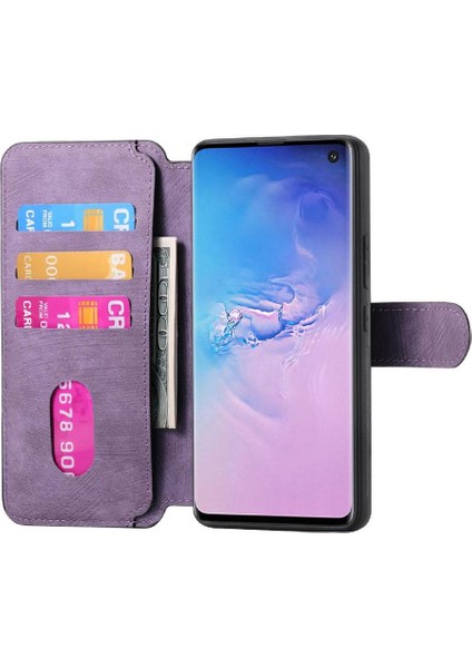 Galaxy S10 Cüzdan Mıknatıs Koruyucu Malzeme Retro Için Flip Case (Yurt Dışından) fırsatları