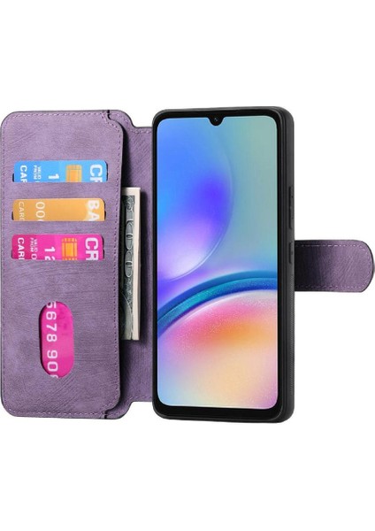 Galaxy A05S Kart Standı Mıknatıs Koruyucu Malzeme Için Flip Case (Yurt Dışından) fırsatları