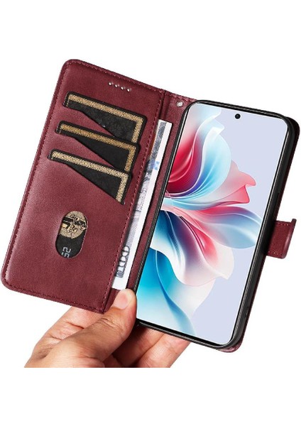 Oppo Filp 11F 5g Için Filp Durumda Ayrılabilir Siyah Bilezik Cüzdan Telefon Kılıfı (Yurt Dışından) fırsatları