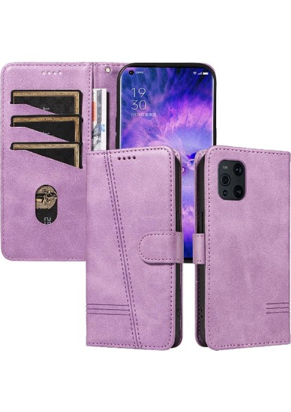 Oppo Için Filp Durumda Kredi Kartı Yuvası Cüzdan Telefon Kılıfı Pu ile X5 Pro Bulmak (Yurt Dışından)