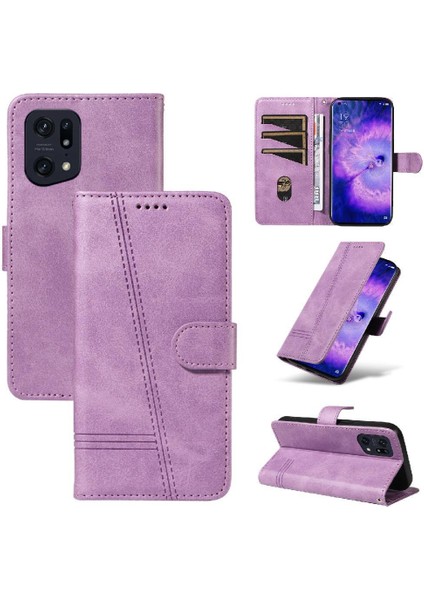 Oppo Için Filp Durumda Kredi Kartı Yuvası Cüzdan Telefon Kılıfı Pu ile X5 Pro Bulmak (Yurt Dışından)