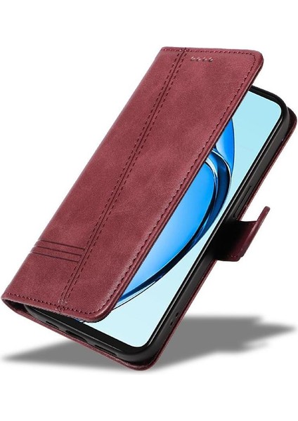 Oppo A60 4g Için Filp Durumda Kredi ile Pu Deri Cüzdan Telefon Kılıfı Preslenmiş (Yurt Dışından) modelleri