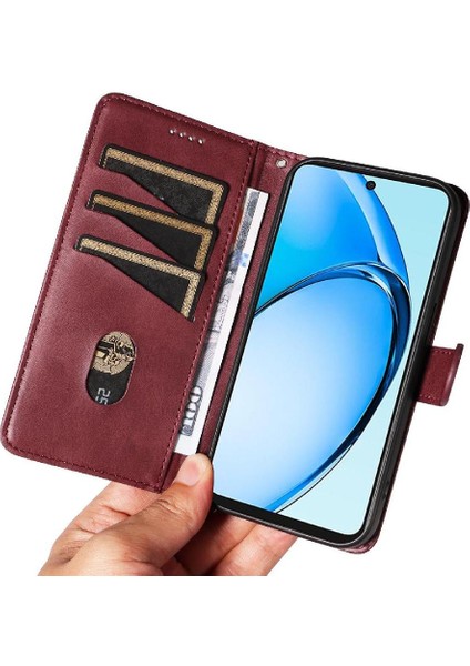 Oppo A60 4g Için Filp Durumda Kredi ile Pu Deri Cüzdan Telefon Kılıfı Preslenmiş (Yurt Dışından) fırsatları