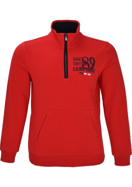 1099016 Erkek Sweatshirt Red