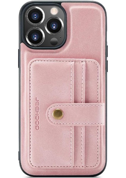 IPhone 13 Pro Cüzdan Manyetik Rfıd Engelleme Kablosuz Şarj Için Kılıf (Yurt Dışından)