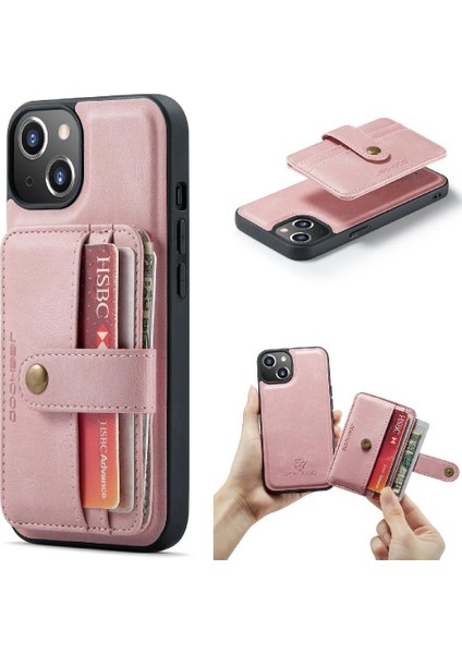 IPhone 13 Mini Rfıd Engelleme Manyetik Kablosuz Şarj Cüzdan (Yurt Dışından)