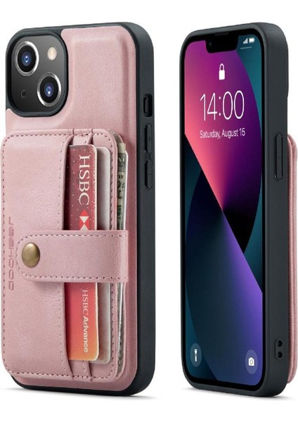 IPhone 13 Mini Rfıd Engelleme Manyetik Kablosuz Şarj Cüzdan (Yurt Dışından)