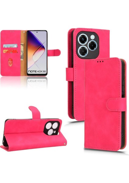 40X x Not 40X 5g Kickstand Kart Yuvaları Tutucu Pu Deri Için Flip Case (Yurt Dışından)