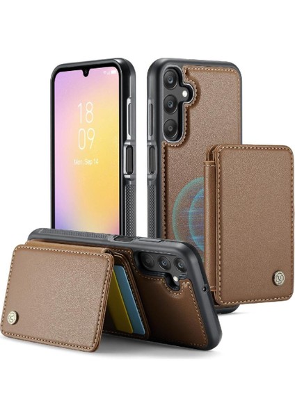 Samsung Galaxy A25 Standı Fonksiyonu Manyetik Ayrılabilir Cüzdan (Yurt Dışından)