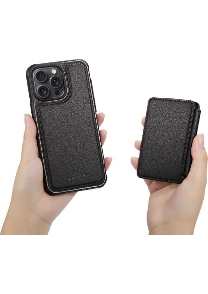 IPhone 13 Pro 2 Için Kılıf 1 Işlevsellik Manyetik Rfıd Engelleme (Yurt Dışından)