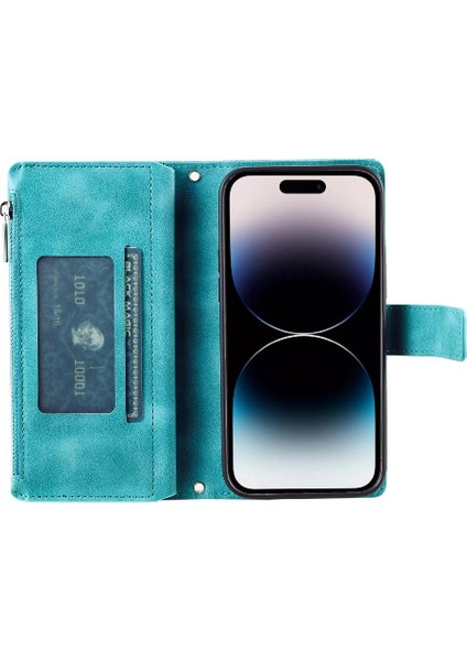 El Kayışı Totem Cüzdan ile IPhone 16 Pro Max Kickstand Için Flip Case (Yurt Dışından)