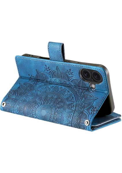 IPhone 16 Için Flip Case Artı Çoklu Kartlar Totem Cüzdan Kılıf Kartı Getirmek (Yurt Dışından)