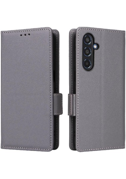 Samsung Galaxy M35 5g Pu Deri Manyetik Yan Toka Kart Için Flip Case (Yurt Dışından)