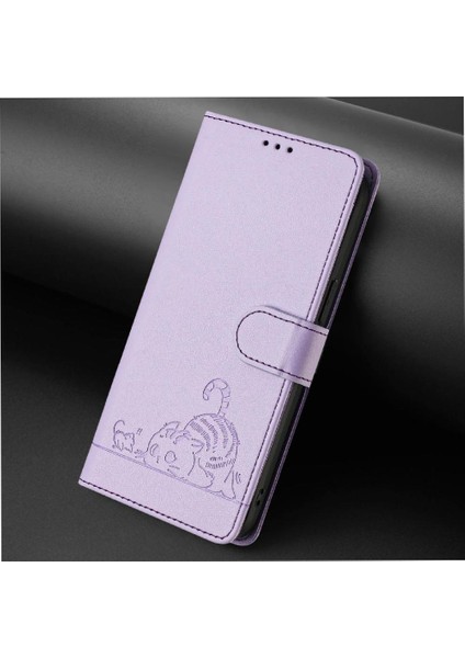 Oneplus 11R 5g Için Kılıf Cüzdan Kapak Çevirin Kart Yuvası Tutucu Kickstand Kedi (Yurt Dışından) modelleri