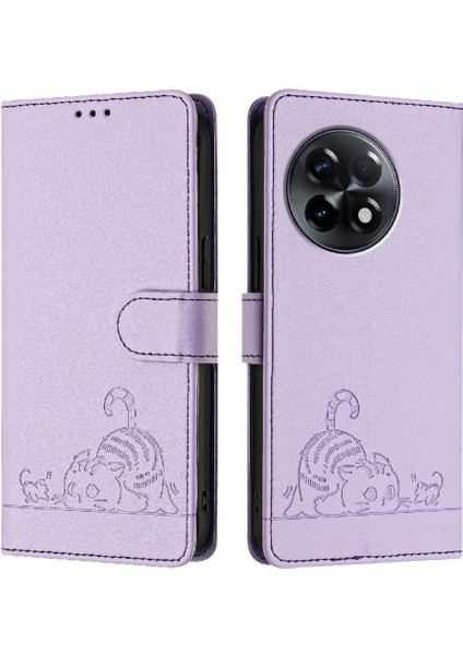 Oneplus 11R 5g Için Kılıf Cüzdan Kapak Çevirin Kart Yuvası Tutucu Kickstand Kedi (Yurt Dışından) indirimleri