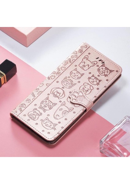 Realme 13 Flip Kapak Karikatür Hayvanlar Için Kılıf Kısa Kayış Deri Kılıf (Yurt Dışından) indirimleri