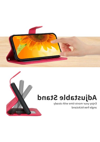 Uzun ile Realme C63 Deri Cüzdan Kickstand Koruyucu Kılıf (Yurt Dışından)