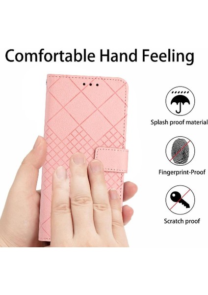 Oppo RENO12 Pro 5g Için Flip Case El Kayışı Kart Yuvası Standı Elmas ile (Yurt Dışından) indirimleri
