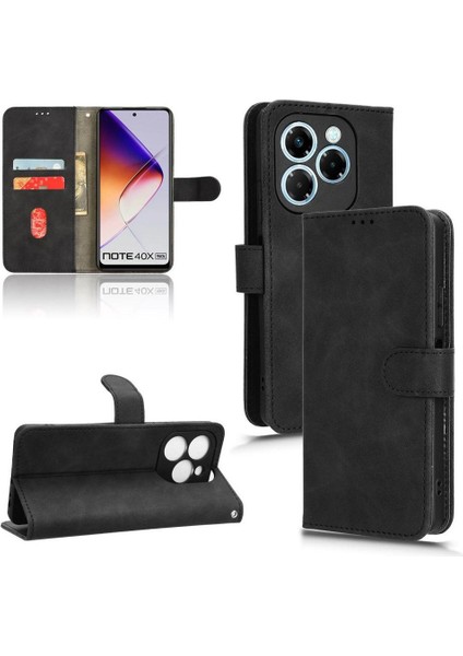 40X x Not 40X 5g Kickstand Kart Yuvaları Tutucu Pu Deri Için Flip Case (Yurt Dışından)