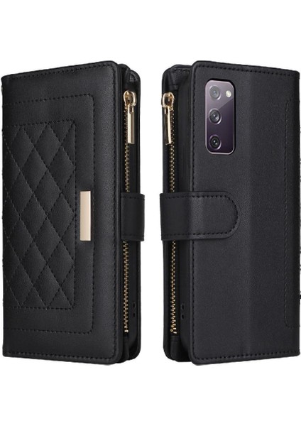 Galaxy S20 Fe Kart Yuvaları Için Flip Case Darbeye Cüzdan Kayış (Yurt Dışından)