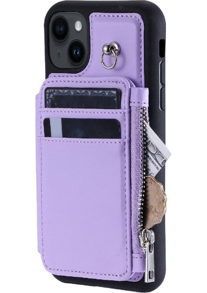 IPhone 14 Için Cüzdan Kılıf Flip Folio Kılıf Rfıd Engelleme 3 Büyük Kart Pu (Yurt Dışından) indirimleri