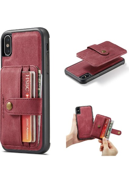 IPhone Xs Max Kablosuz Şarj Rfıd Engelleme Cüzdan Manyetik (Yurt Dışından)