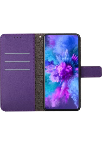 El Kayışı Manyetik Kapak Elmas ile Samsung Galaxy A16 5g Için Flip Case (Yurt Dışından)