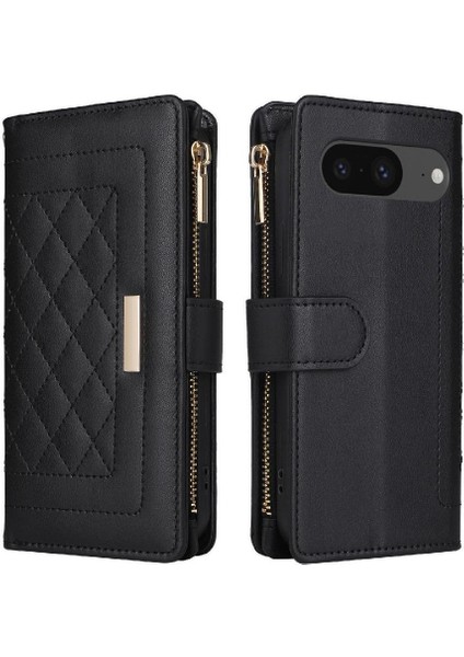 Google Piksel 8 Kart Yuvaları Darbeye Dayanıklı Kayış Cüzdan Için Flip Case (Yurt Dışından) modelleri