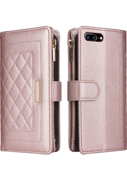 IPhone 6 Için Flip Case Artı Kart Yuvaları Kayış Darbeye Cüzdan (Yurt Dışından)