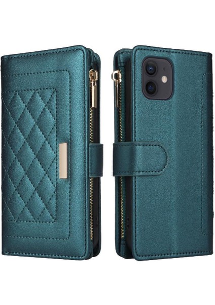 IPhone 12 Kart Yuvaları Için Flip Case Kayış Cüzdan Darbeye (Yurt Dışından) indirimleri