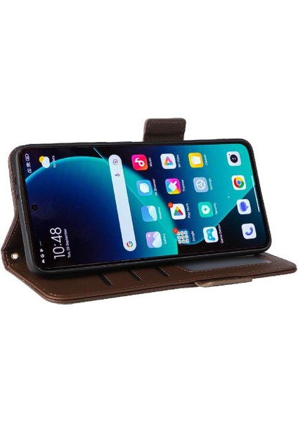 Xiaomi 14T Manyetik Pu Deri Yan Toka Cüzdan Kart Yuvaları Için Flip Case (Yurt Dışından) fiyatları