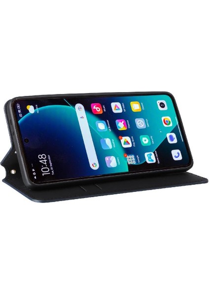 Xiaomi 14T Manyetik Kapatma Kart Yuvaları Için Flip Case Tutucu 3D Desen (Yurt Dışından) modelleri